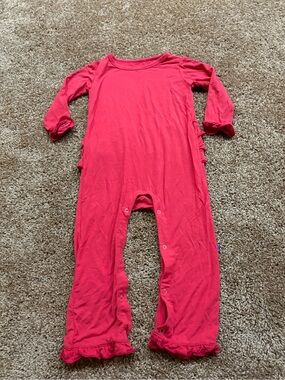 Kickee Pants Ruffle Butt Bamboo One-Piece Romper 18-24 months